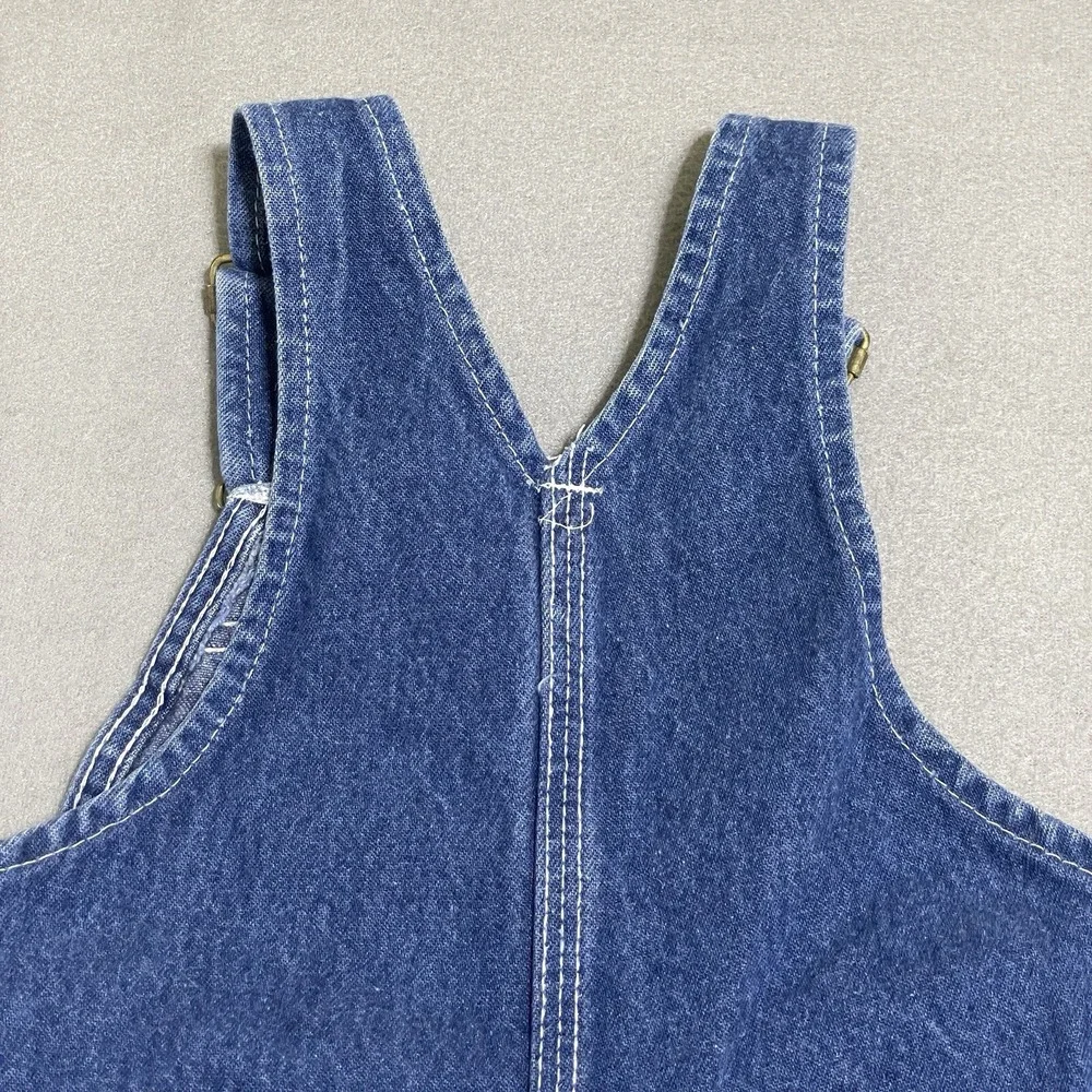 Vintage Overalls Youth Made in USA Toddler Bibs‎ Denim Jumper Western Kids*